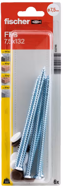 Cheville avec vis pour encadre vue 2