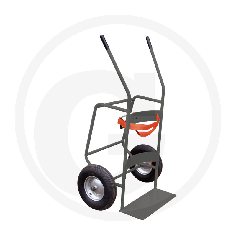 Eichinger Industrie Chariot pour fûts avec pneus à air, anth vue 2