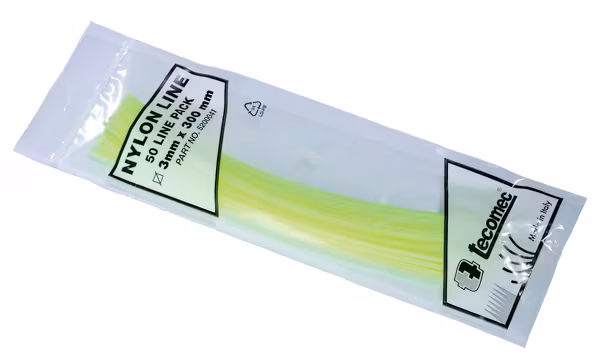 Fils de coupe, jaune, 3,3 mm, 0,3 m · réf. 05200041P50