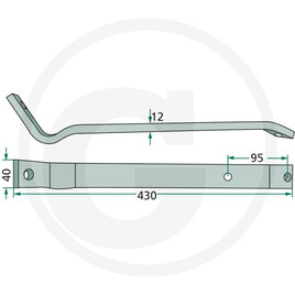 GRANIT Bras porte-dents · réf. 64706567479F
