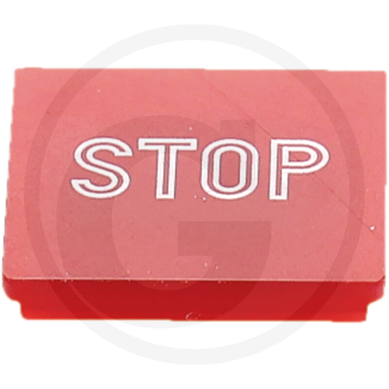 SWF Plaque symbole Stop rouge vue 2
