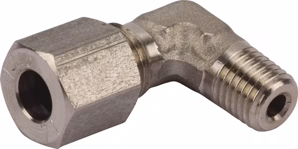 Raccord à visser coudé inox · réf. CLWEV6LLM8KRVS