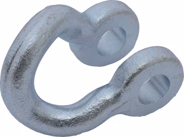 Manille 73x49x13mm orifice 15 mm · réf. BH151002