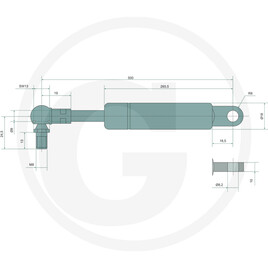 Stabilus Gasdruckdämpfer · réf. 12367762