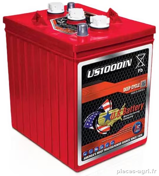 Batterie de loisirs 6 V - 247 Ah/C20, cycle profond humide, États-Unis Batterie · réf. US100DIN