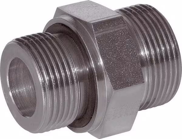 Raccord à filetage mâle 28L x 3/4" BSP WD SS · réf. GES28LR34WDSS