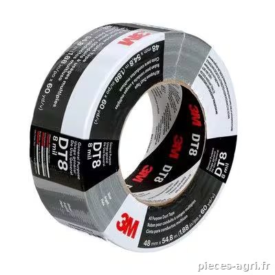 Ruban adhésif en toile, DT8, argent 48mm x 54.8M · réf. 7100158345