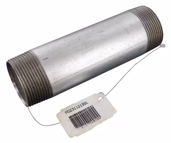 Embout zingué 1 1/2"x150 mm · réf. FG23112150L