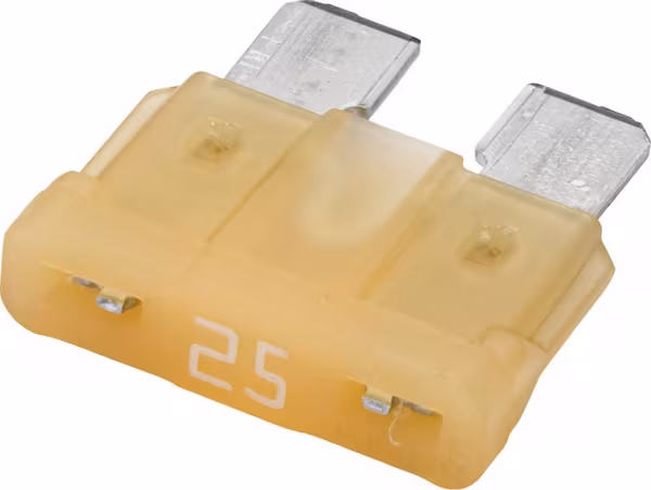 Fusible lame standard 32V 25A longueur 18,6mm blanc pack 50x Hella · réf. 8JS711689002