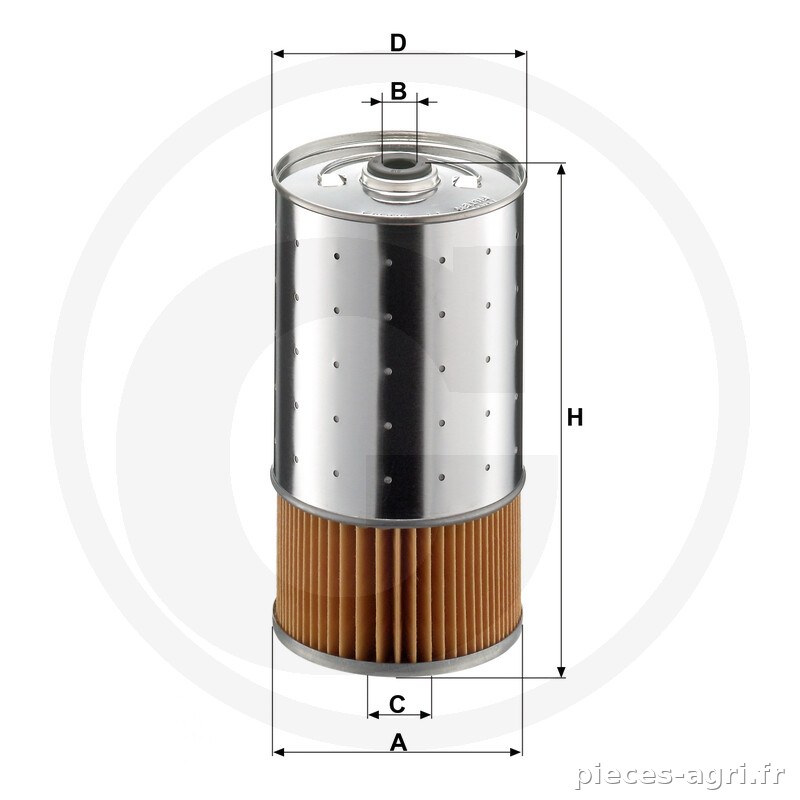 MANN FILTER Filtre à huile moteur vue 3