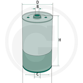 MANN FILTER Filtre à huile moteur · réf. 565PF1050.1N