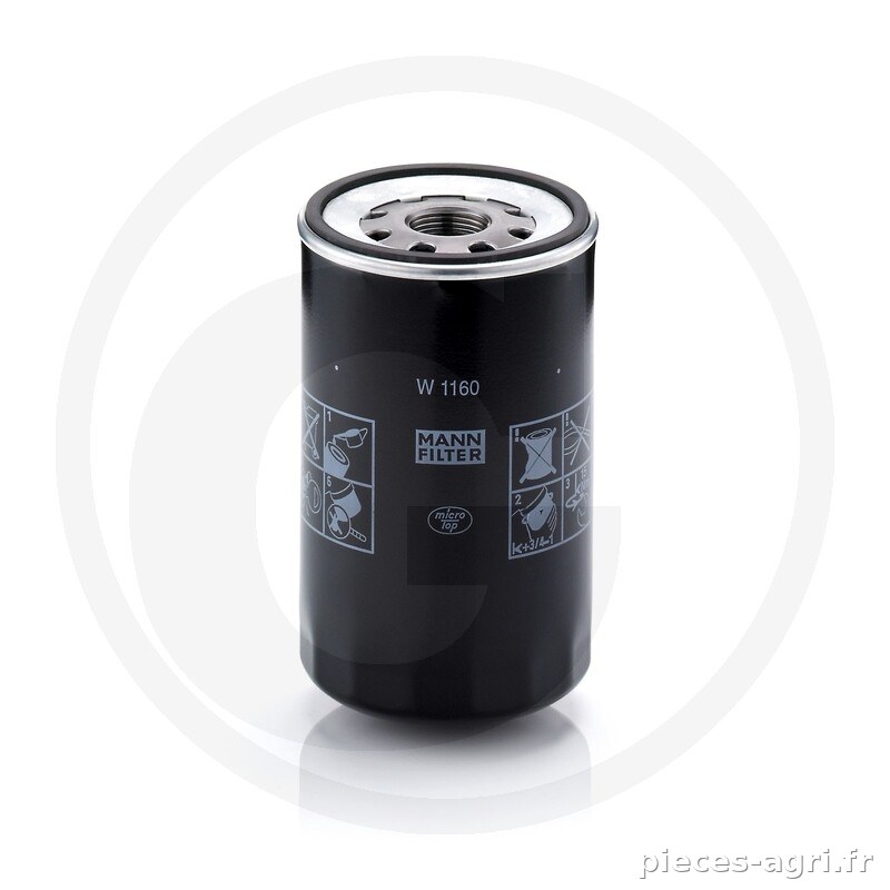 MANN FILTER Filtre à huile moteur vue 2