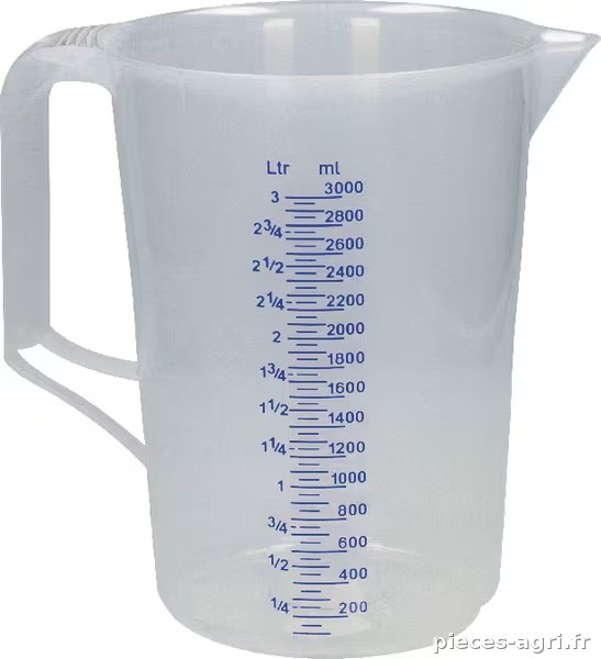 Broc doseur 3,0 litres PP · réf. JK9380
