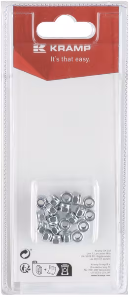 Ecrou autobloquant M4 x 0,7 (20) · réf. KR9854P20B