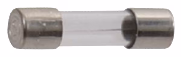Fusible verre 1,6A longueur 20mm Siba · réf. ZEK52001600
