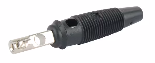 Fiche 4mm banane noir · réf. SML4ZN