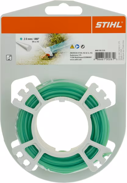 Fil de coupe rond Ø 2,0 mm x 14,0 m vert · réf. 00009302335