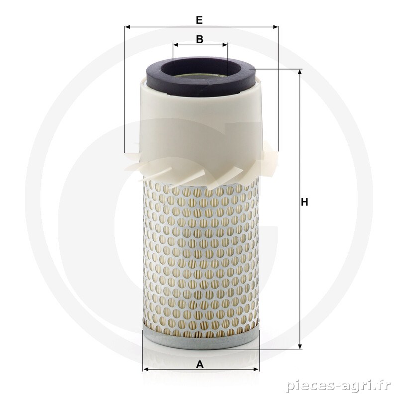 MANN FILTER Elément de filtre à air vue 3