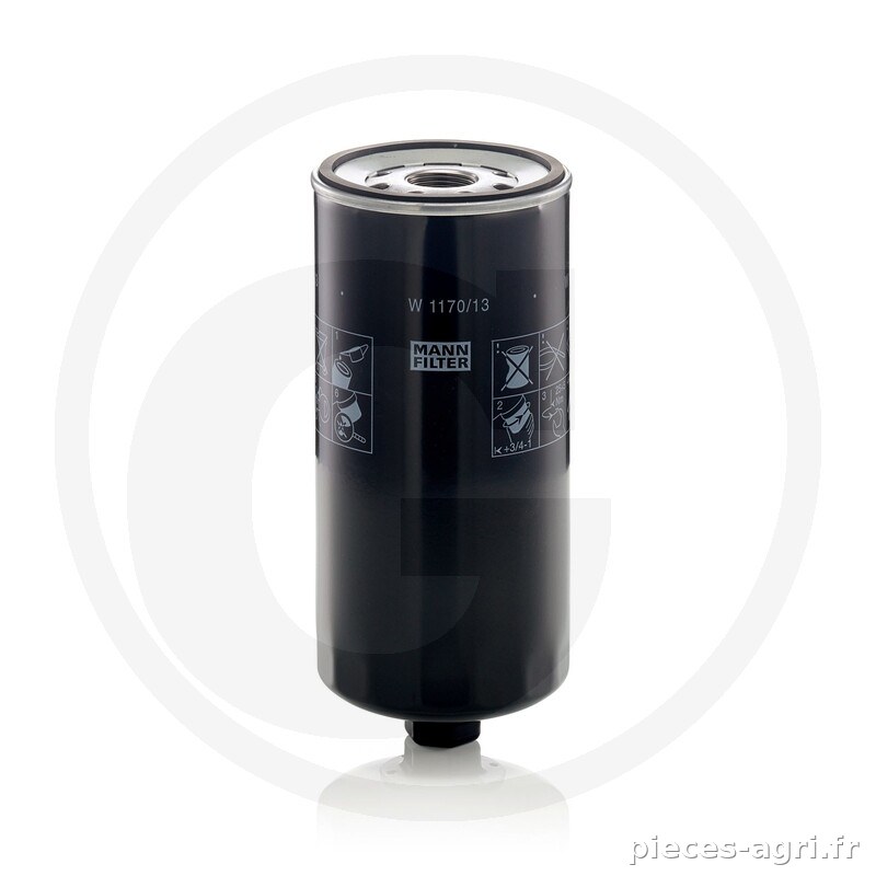 MANN FILTER Filtre à huile moteur vue 2