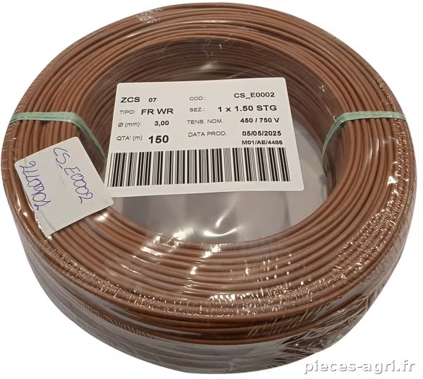 Câble périmétrique 1 x 1,5 STG 150m · réf. CSE0002