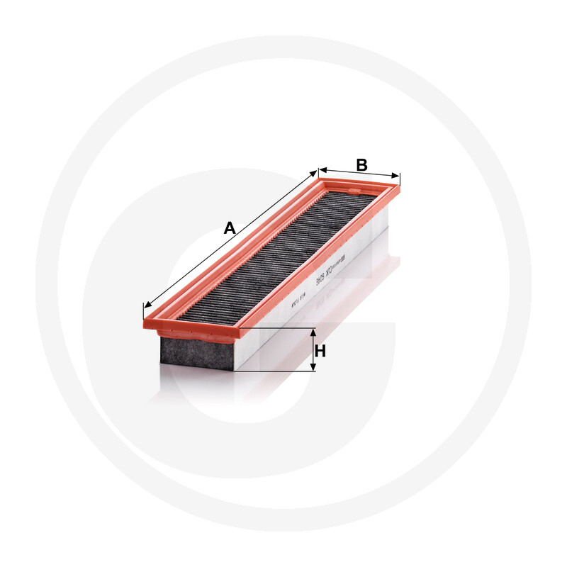 MANN FILTER Filtre de cabine vue 5