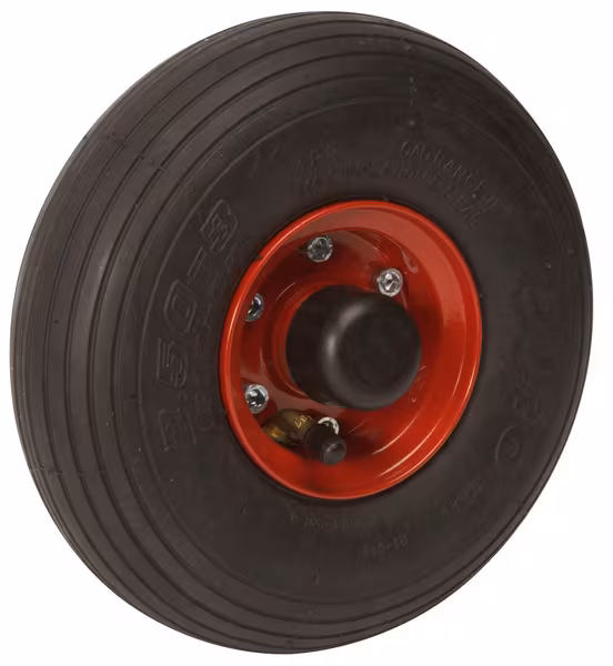 Roue 4.00x4 4PR ST28 Ø25x85 jante en acier · réf. W400442585