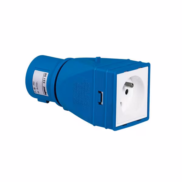 Adaptateur ind./dom. 2P+T · réf. LEG052100