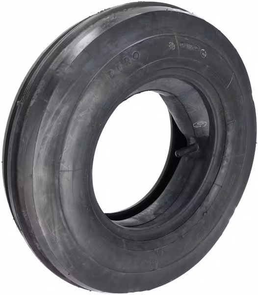 Pneu et chambre à air 3.50-8, 4 plis, valve droite · réf. 35084T513KR