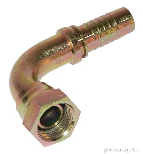 Raccord sertir DN13-5/8BSP 90° · réf. PF131090