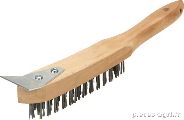 Brosse métallique, en bois · réf. MCXFA2313