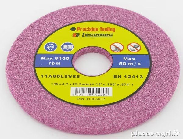 Disque abrasif 105x22x4,7 - Soc · réf. FGP015457
