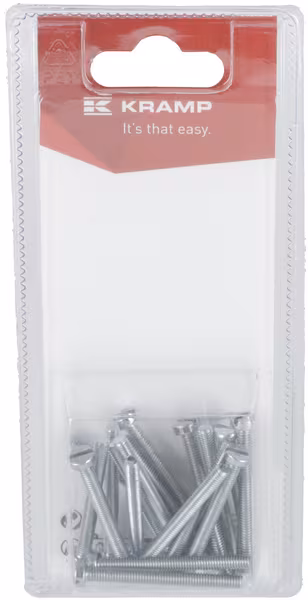 Vis tête fraisée M4 x 40mm (20) · réf. KR84440P20B