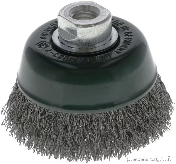 Brosse métallique en acier inoxydable 75 mm · réf. 0002613362