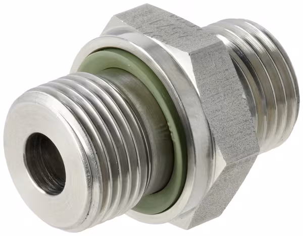 Raccord à filetage mâle 12S x 3/8" BSP WD SS · réf. GES12SR38WDSS