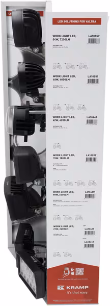 Afficheur de vente LED adapté pour VALTRA vue 3