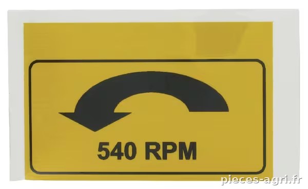 Autocollant cardan 540 G. · réf. WB000021