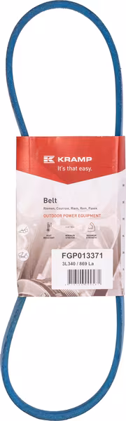 Courroie 3/8" x 34" trapézoïdales Kevlar® Kramp · réf. FGP013371
