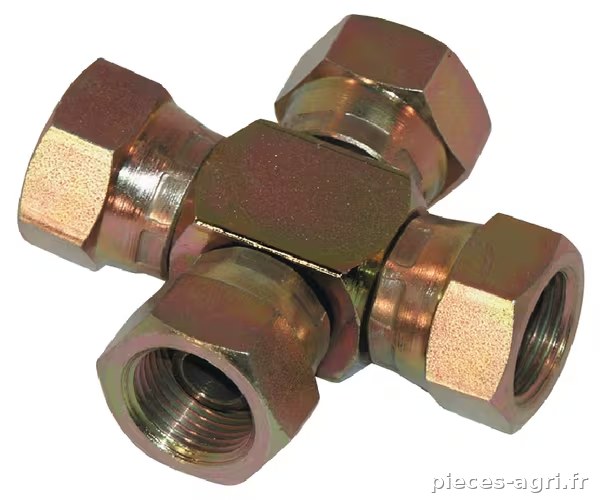 Croix 1/2 BSP avec écrou · réf. CROSS08BF