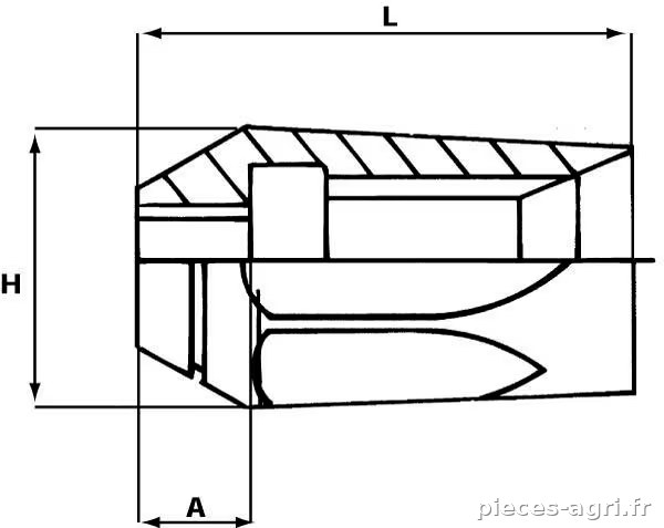 Douille à visser DN10 vue 2