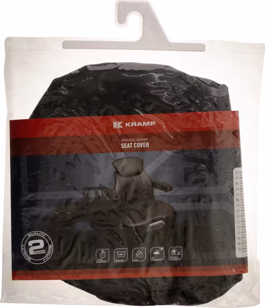 Housse de siège personnalisable, PVC, noire, conçue pour Sears · réf. I64346KR