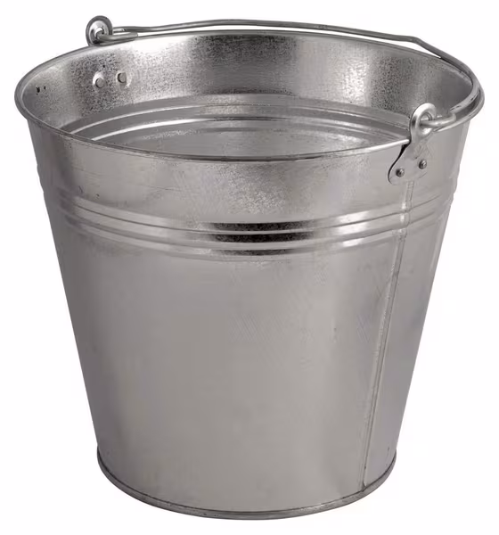Seau zingué 15 l · réf. 1626100115
