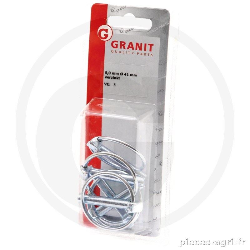 Blister Assortiment de goupilles clips vue 2