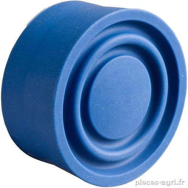 Caoutchouc bouton pouss. bleu · réf. ZBP016