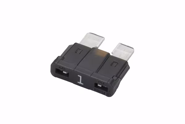 Fusible lame standard 32V 1A longueur 18,8mm noir pack 5x Hella · réf. 8JS711683831