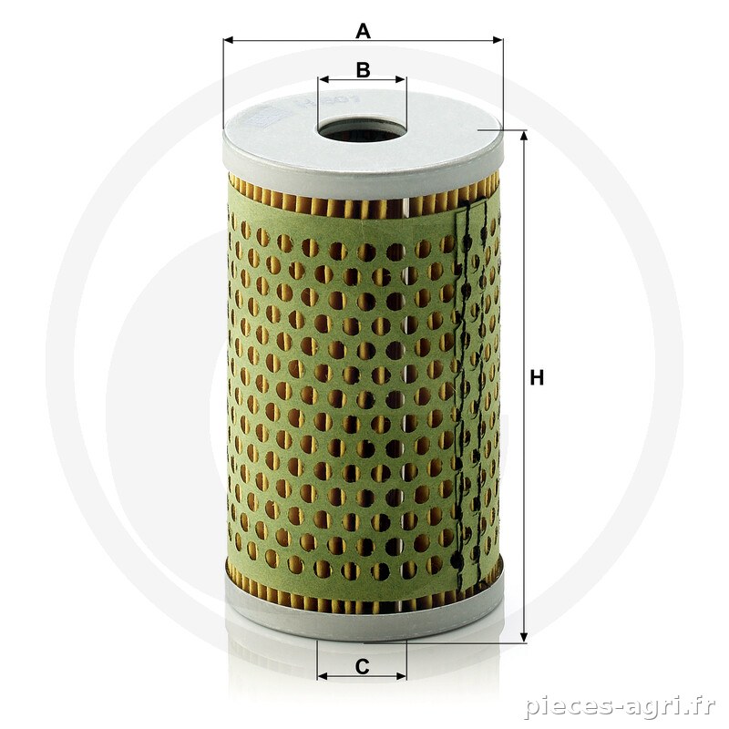 MANN FILTER Filtre à huile moteur vue 3