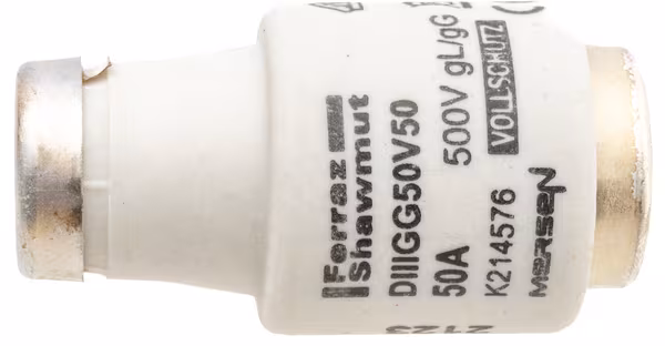 Fusible 500V 50A longueur 50mm · réf. 50ATDTIII