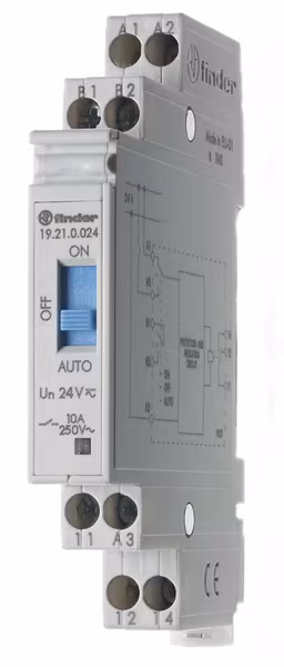 Module d'indication d'état Auto/Off/On 11,2 mm 1CO 10 A/24 V UC · réf. 192100240000