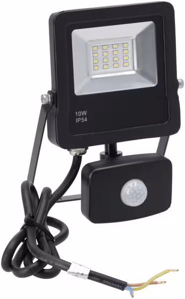 Projecteur LED, 10W, capteur 3000K · réf. KRFL10830SBK