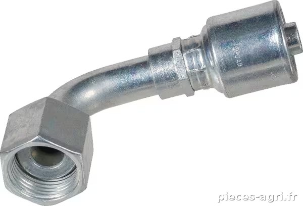 Racc. à sertir DN10-13/16 ORFS 90° · réf. 6G8FFORX90M