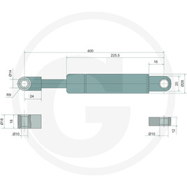 Stabilus Support · réf. 65415308